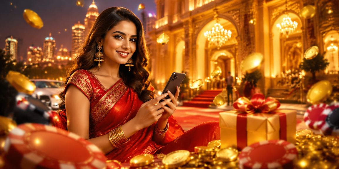Indian casino app showcasing games and casino interface